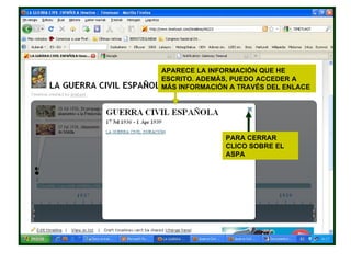 APARECE LA INFORMACIÓN QUE HE ESCRITO. ADEMÁS, PUEDO ACCEDER A MÁS INFORMACIÓN A TRAVÉS DEL ENLACE PARA CERRAR CLICO SOBRE EL ASPA 