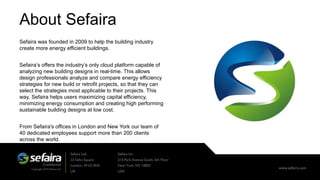 Getting started with Sefaira For SketchUp - Real Time Analysis | PPTX