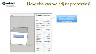 Getting started with Sefaira For SketchUp - Real Time Analysis | PPTX