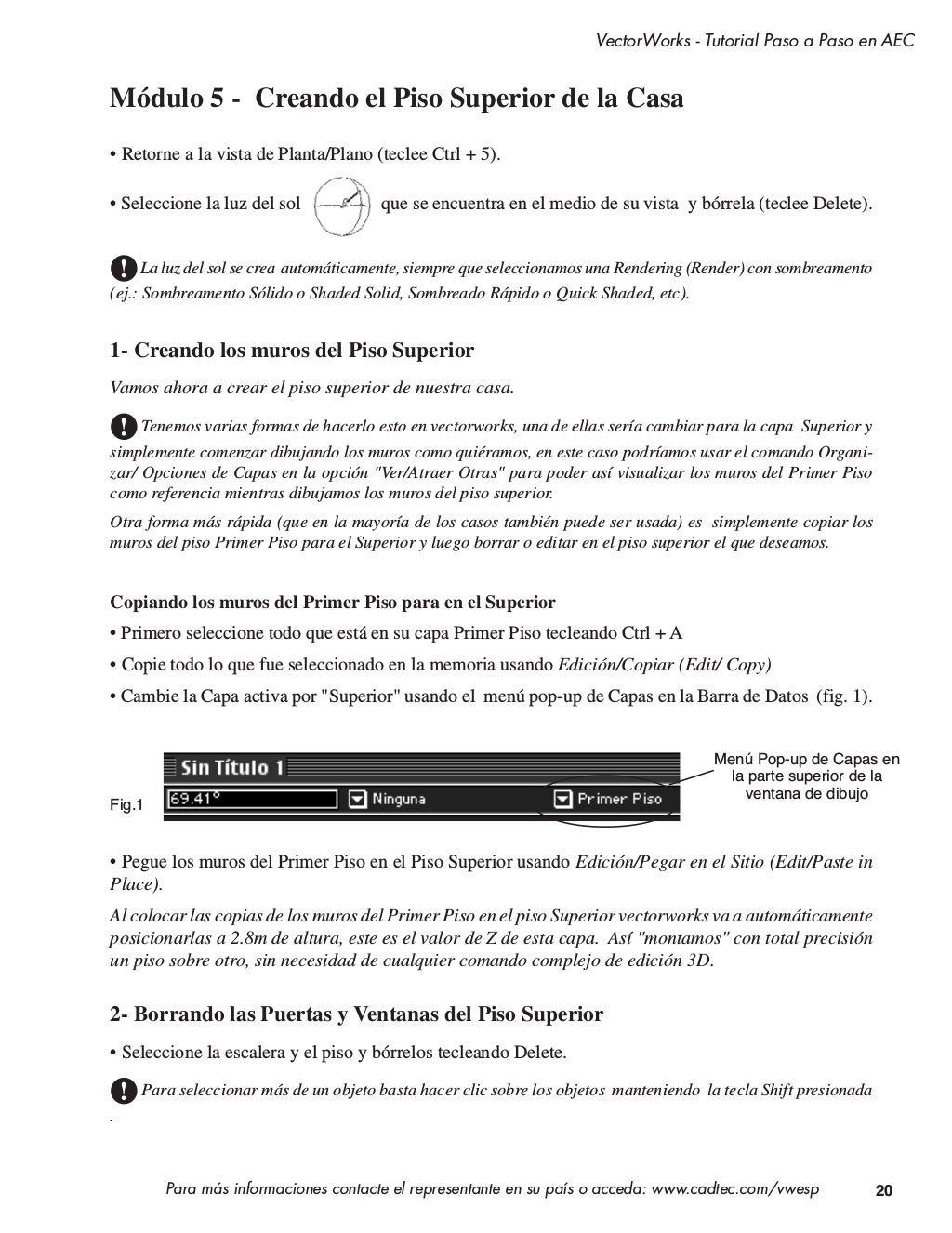 Tutorial vectorworks