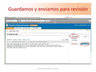 Guardamos y enviamos para revisión




            Merche Martín Tobes - Vocaroo
 