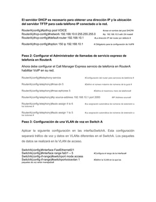 Tutorial voz ip packet tracer