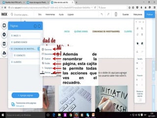 Tutorial wix | PPTX