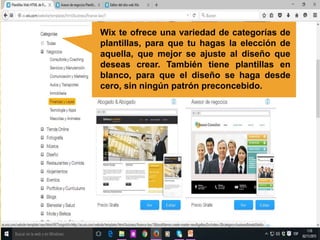 Tutorial wix | PPTX
