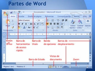 Partes de Word
 