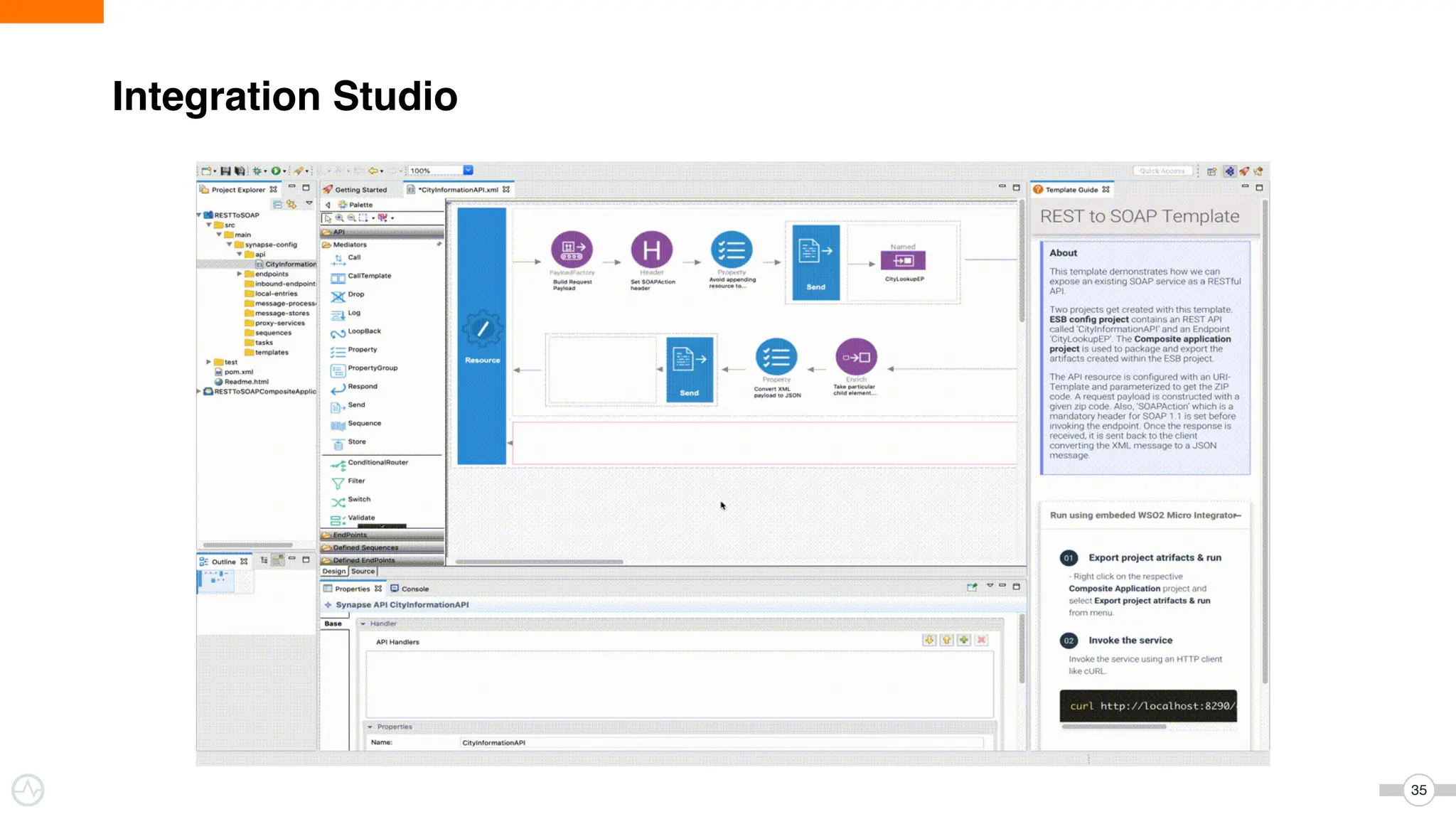 35
Integration Studio
 