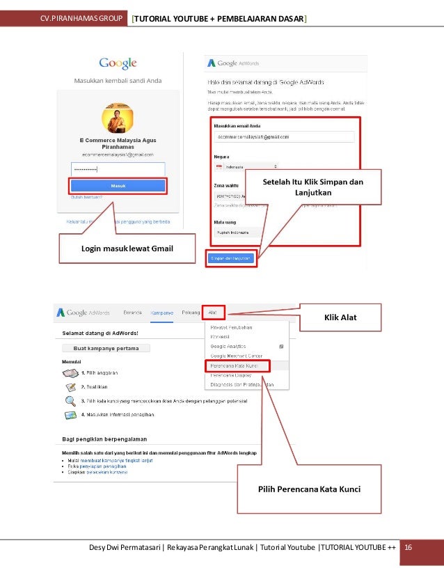TUTORIAL YOUTUBE, BISNIS ONLINE, INTERNET MARKETING TUTORIAL YOUTUBE, BISNIS ONLINE, INTERNET MARKETING