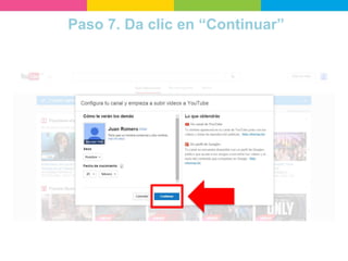 Paso 7. Da clic en “Continuar”
 