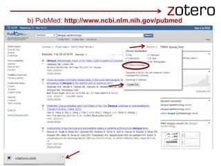 b) PubMed: http://www.ncbi.nlm.nih.gov/pubmed
 