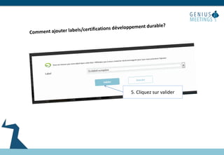 5. Cliquez sur valider
 