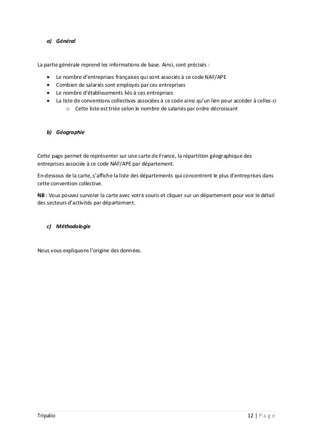 Tripalio Mode D Emploi De La Base De Donnees Sociales