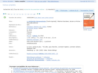 Jabes 2010 - Tutoriels - Sudoc : de nouveaux services "Enrichir le Sudoc"
