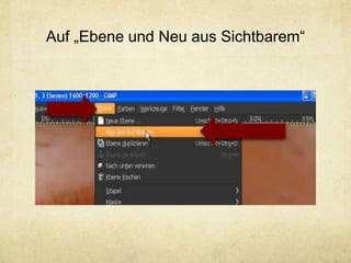 Auf „Ebene und Neu aus Sichtbarem“
 