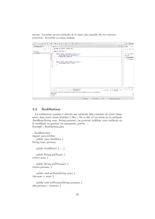 G´en´eralit´es
L’objet d’un tel document fut motiv´e par deux facteurs que sont:
1 la d´emystiﬁcation de certains aspects de la programmation
que l’on rencontre dans bon nombre de documents de
programmations.
2 la mise `a la disposition de documents assez simple de
compr´ehension et de lecture de tous.
3 l’´elaboration et ´ecriture de programmes intelligents, simple et
propre.
4 l’ utilit´e de tel ou tel langage de programmation.
DIABY Kalilou Cours Tutoriel JAVA
 