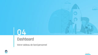 04
.
Dashboard
Votre tableau de bordpersonnel
Page 16
 