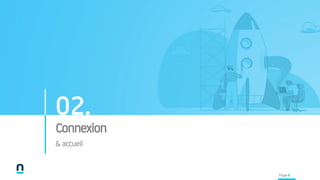 Connexion
& accueil
Page 6
02.
 