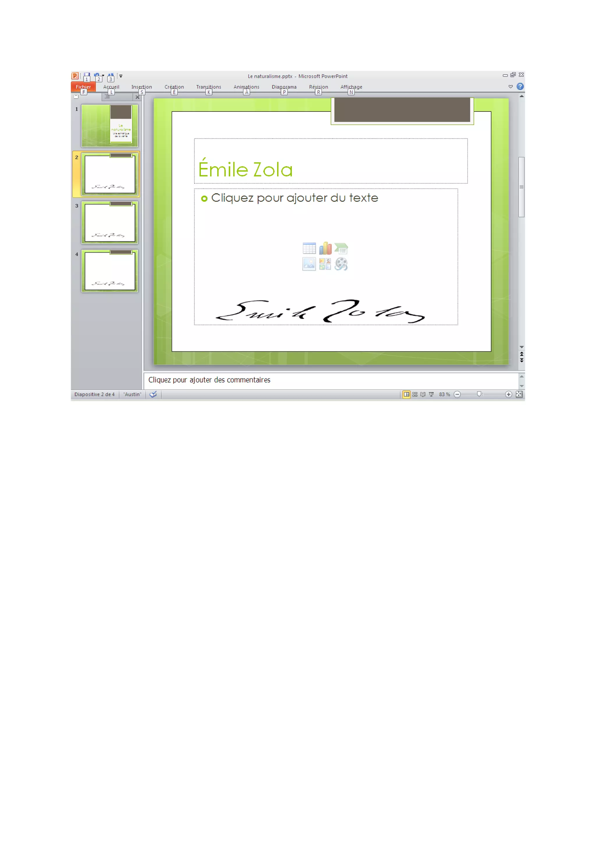 Tutoriel power point choisir un thème