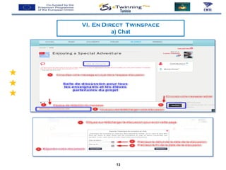 VI. En Direct Twinspace
a) Chat
Tunisia
13
 
