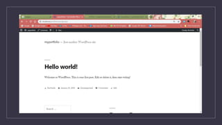 Tutoriol instalasi wordpress secara localhost(Wamp)