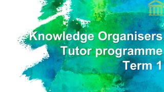 Knowledge Organisers
Tutor programme
Term 1
 