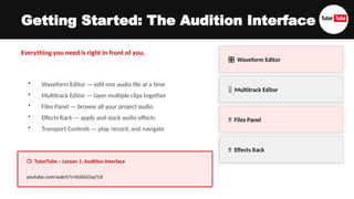 Complete Guide to Sound Editing with Adobe Audition: Record, Edit, Mix ...