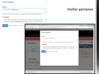 Invitar personas