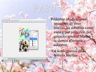 Paso 3 Subimos una nueva imagen,y a esta,le vamos a hacer un marco. 