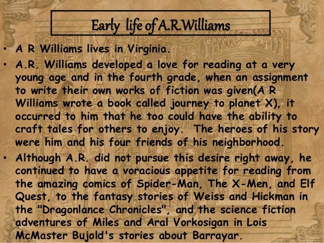 Road to success 
A R Williams had also started a blog called Expand Your Reach 
when he attended college in which he wrote...