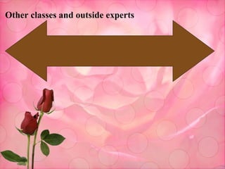 Other classes and outside experts ​​​ 