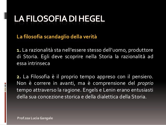 Tutto Hegel sintesi by Lucia Gangale