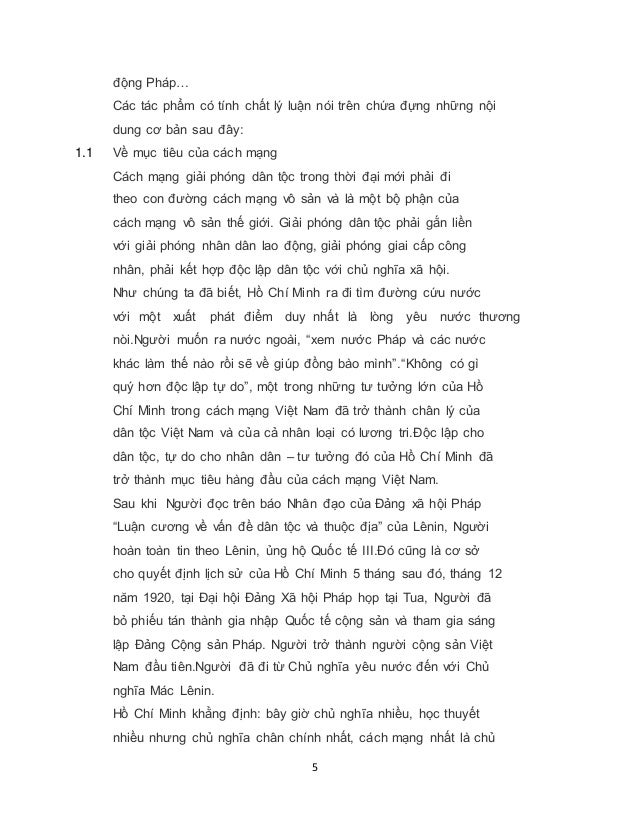 Tu tuonghcm tu tuong hcm 1921 1930