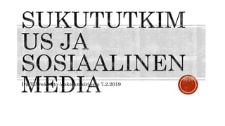 Ira Vihreälehto /Jokelan kirjasto 7.2.2019
 