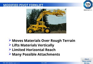 TUV-TR-007 Rough Terrain Forklift Operation Training Course.ppt