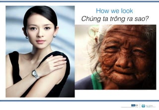 How we look
Chúng ta trông ra sao?
 