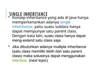 Comprehensive Guide to Inheritance in Java Object-Oriented Programming ...