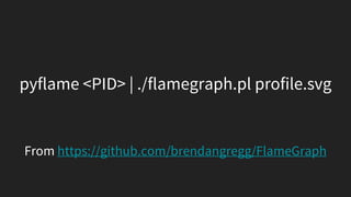 Pyflame Tracing python applications | PDF