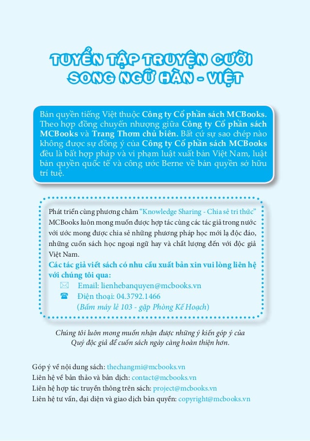 Sach Tuyển Tập Truyện Cười Song Ngữ Han Việt Sach Tuyển Tập Truyện Cười Song Ngữ Han Việt