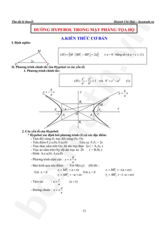 boxmath.vn
BÀI TOÁN CÓ LỜI GIẢI
1 Điểm - Đường thẳng
Bài 1. Trong mặt phẳng Oxy, cho hình thoi ABCD có tâm I (3;3) và AC =...