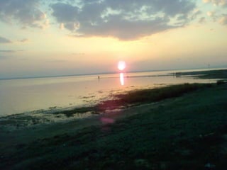 salt lake sunset Turkey