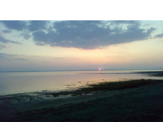 salt lake sunset Turkey