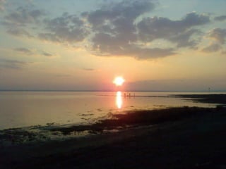 salt lake sunset Turkey