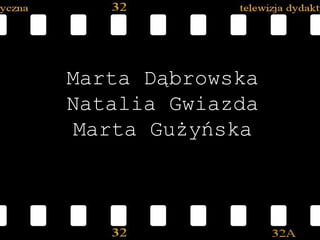 Marta Dąbrowska Natalia Gwiazda Marta Gużyńska 