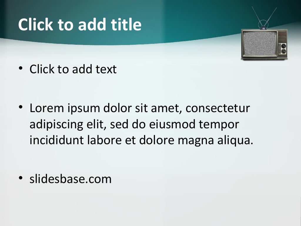 televison-powerpoint-template