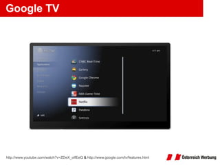 Google TV http://www.youtube.com/watch?v=ZDeX_oIfEeQ  &  http://www.google.com/tv/features.html 