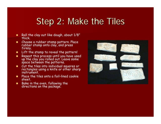 Tv #3 How To Create A Tile Mosaic | PPT