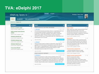 TVA: eDelphi 2017
 