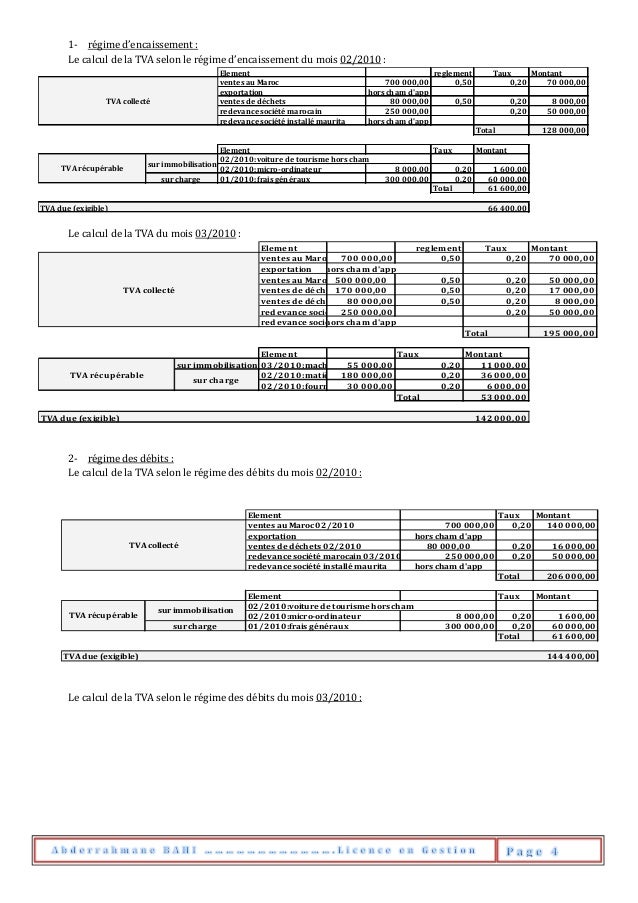 Tva Exercice Corrige Avec Rappel Du Cours Telecharger Sur