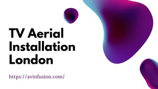 Tv aerial installation london