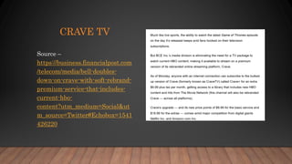 Entertrainment Industry and Streaming - January 2021