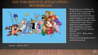 Entertrainment Industry and Streaming - January 2021